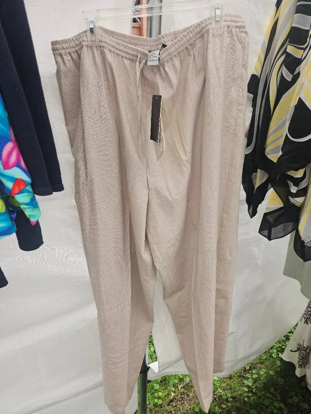 Koos of Course Linen Blend Pants Size 2X